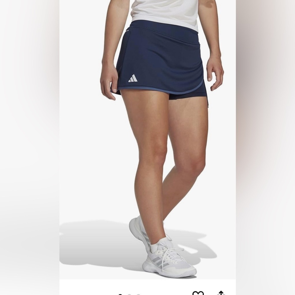 adidas Women's Club Tennis Skirt(Waist 40” Length 14”)